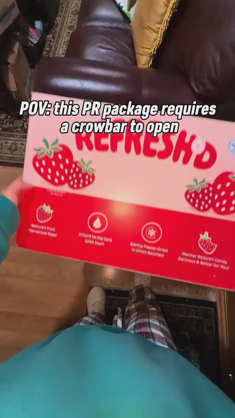 auto-filed — caption: I really had to earn my snack 😅 But forreal, what a cool snack concept. Freeze dried fru